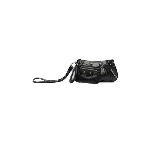 Balenciaga Pouches Order Black Womens Le Cagole Mini Multipouch