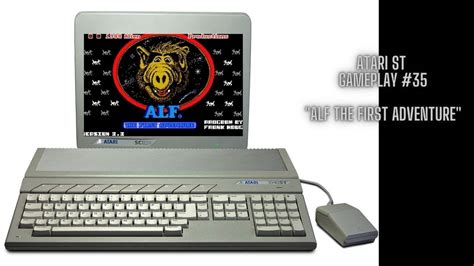 Alf The First Adventure Atari St Gameplay Youtube