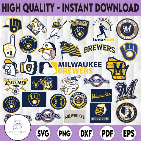 Files Milwaukee Brewers Svg Files Cricut Milwaukee Svg Inspire