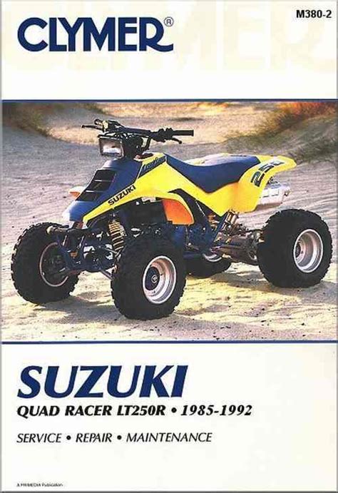 Suzuki QuadRacer LT250R 1985 1992 Clymer Owners Service Repair