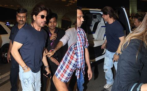 WATCH: Shah Rukh Khan Sports Ponytail Look At Mumbai Airport