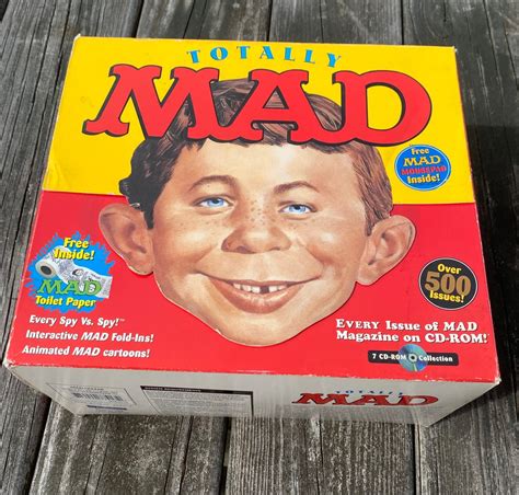 Mad Magazine 7 Cd Rom Set 1950 1999 Iob Toilet Paper Mousepad