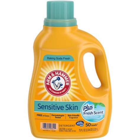 Arm & Hammer Sensitive Skin Plus Fresh Scent Liquid Laundry Detergent, 75 fl oz - Kroger