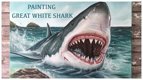 Great White Shark Pencil Drawing