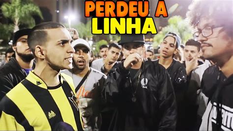 PERDEU A LINHA Na BATALHA YouTube