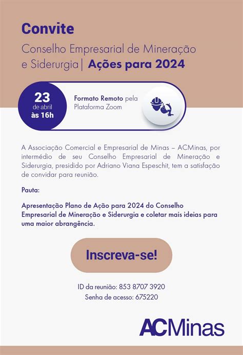 A Es Para Do Conselho Empresarial De Minera O E Siderurgia