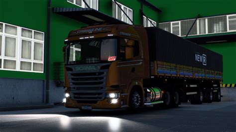 POV ETS 2 SCANIA R560 STREAMLINE NO SUL A NOITE PARANAGUA X