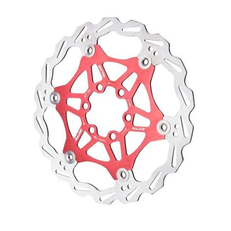 Disco Flotante ZTTO 180mm 6 Pernos UND Rojo BIKEPERUSHOP Tienda