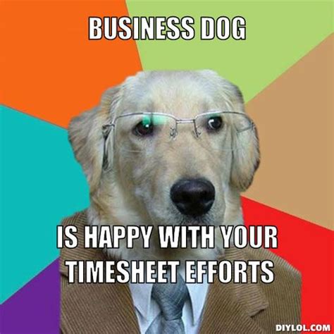 Timesheet Meme Animal