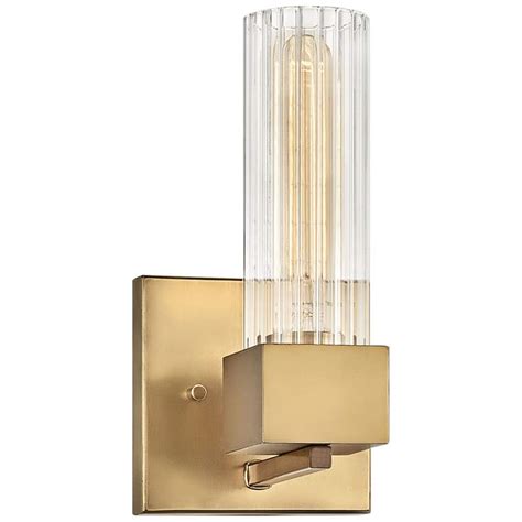 Hinkley Xander 10 High Heritage Brass Wall Sconce 71a48 Lamps Plus