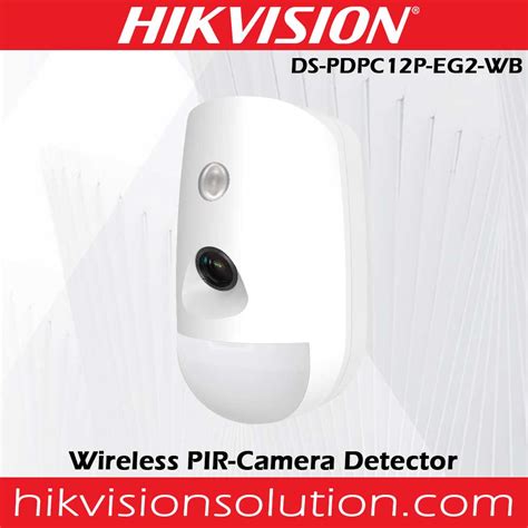 Best Hikvision DS PDPC12P EG2 WB AX Pro Alarm Wireless PIR Camera Detector