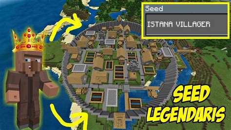 GILA SEED ISTANA VILLAGER LEGENDARIS DI MINECRAFT SEED PALING