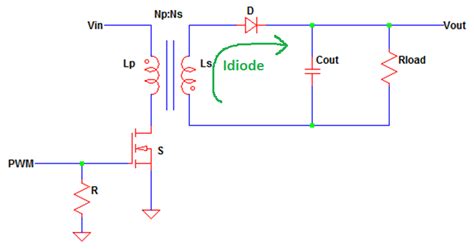 Flyback Diode Voltage and Current Analysis | ElectronicsBeliever