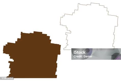 Shire Of Paroo Map Vector Illustration Scribble Sketch Paroo Map Stock ...