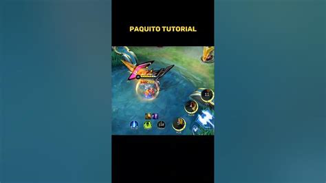 Paquito Tutorial 😱 Mobile Legends Youtube