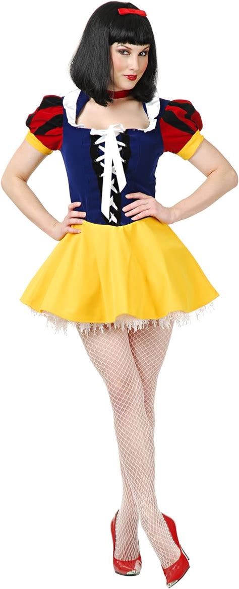 Charades Women S Sexy Snow White Costume Clothing Shoes And Jewelry