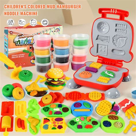 Ready Stock D Color Clay Toy Dough Set Ice Cream Double Twister