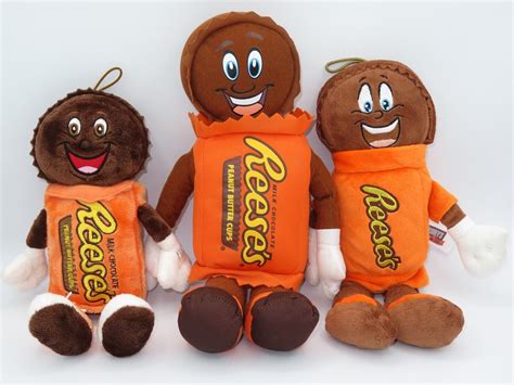 Hersheys Chocolate World Reeses Peanut Butter Cup Plush Mascot Doll