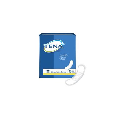 Tena Ultimate Pads 16 Inch Long Package Of 33 Adw Diabetes