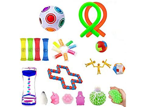 Conjunto de Brinquedo Sensorial Fidget Bola de Mármore Aperto para