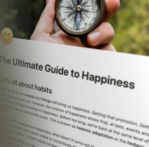 The Ultimate Guide to Happiness