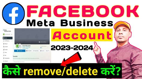 How To Delete Meta Business Account How To Remove Meta Business