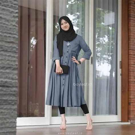 Jual Atasan Wanita Terbaru Pratiwi Long Tunik Wanita Busui Ukuran M