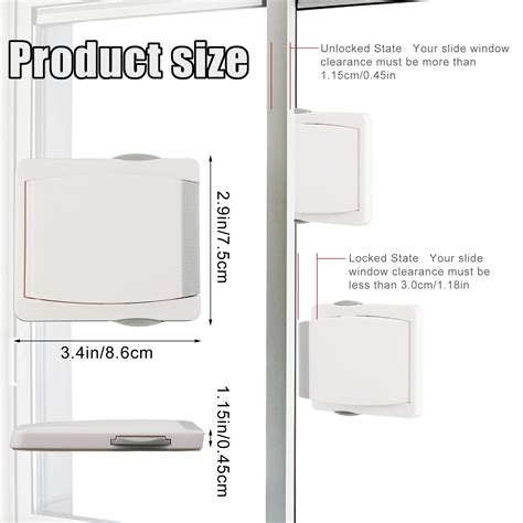 Snapklik.com : 2pcs Sliding Glass Door Lock For Child, Baby Sliding