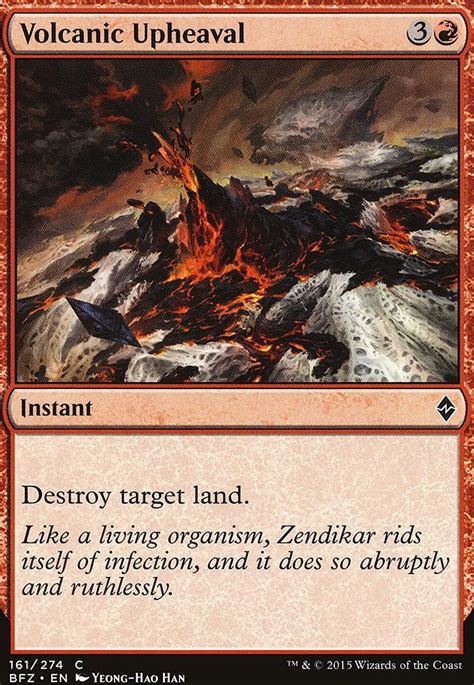 Volcanic Upheaval Battle For Zendikar Modern Card Kingdom