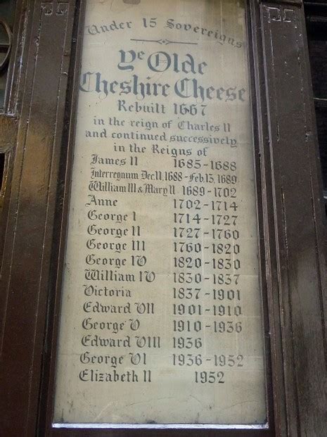 Ye Olde Cheshire Cheese London