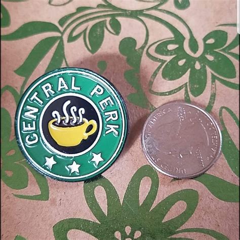 Jewelry Reserved Friends Central Perk Starbucks Logo Pin Poshmark