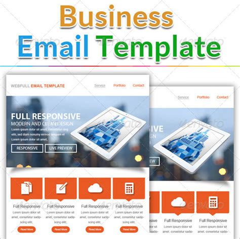 FREE 5+ Sample Business Email Templates In PSD