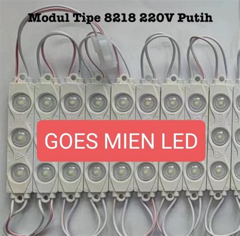 Jual Led Modul 3 Led 220 Vac Tipe 8218 Langsung Listrik Di Lapak Goes