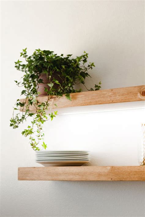 Floating Shelf With Led Lights Kitchen Shelving Free Shipping