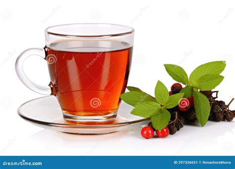 Cup Of Hot Aromatic Tea On White Background AI Generated Stock Illustration Illustration Of