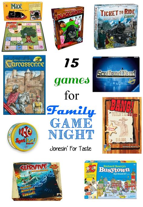 20+ Board Games for Family Game Night | Family games, Kids game night ...