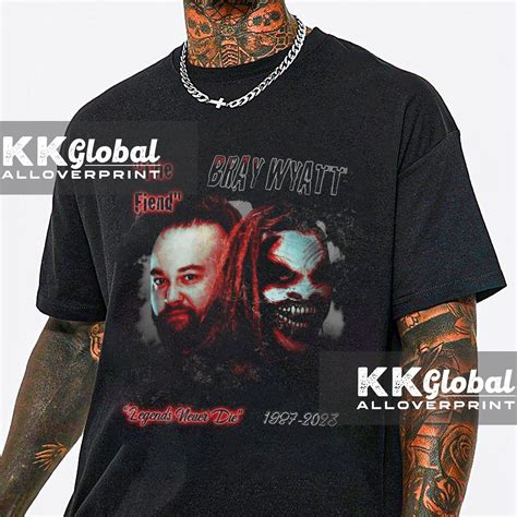 Wwe Bray Wyatt T Shirt The Fiend Rip Memorial Shirt Bray Wyatt 1987