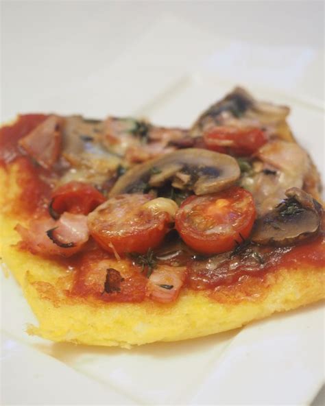 Polenta façon pizza familiale sans gluten Recette Recette Tarte