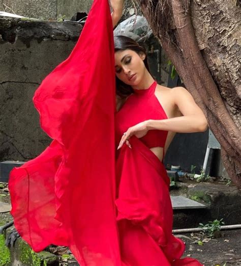 Mouni Roy Looks Ravishing In A Fiery Backless Red Dress Bollywood News Bollywood Hungama