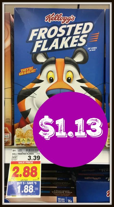 Kellogg S Frosted Flakes Cereal As Low As With Kroger Mega Event