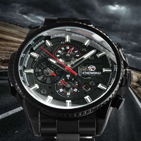 FORSINING Men Wristwatch Military Sport Male Clock Top Brand Luxury