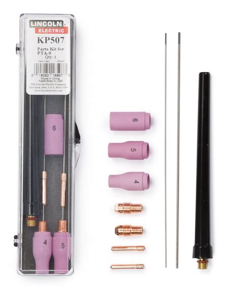 Lincoln Kp507 Pta 9 Tig Torch Consumable Kit