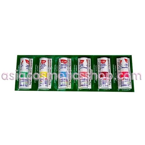 Poy-Sian Ингалятор от простуды, 6 шт - Asia Cosmetics Shop