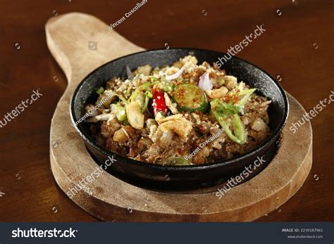 Sizzling Pork Sisig Dish Philippines Made Stock Photo 2239187961