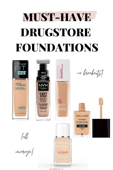 The Best Drugstore Foundations For Oily Skin Here Are The Best Drugstore Foundations In 2020