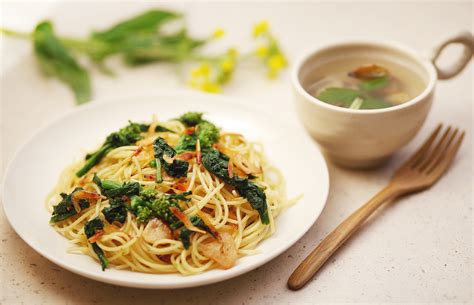 菜の花と桜えびのパスタ ｜ 万農王国いばらき ｜ 茨城の農業を応援します。