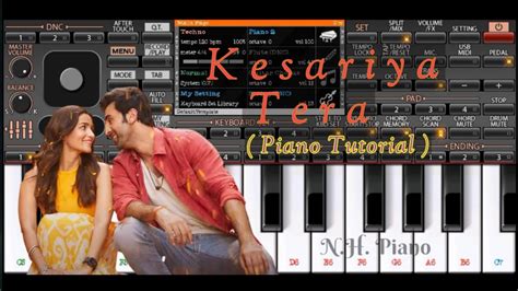 Kesariya Tera Piano Tutorial Brahmastra Kesariyateraishqhaipiya