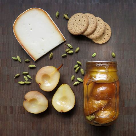 Snackcrafting Cardamom Ginger Pickled Pears Pickled Pears Canning