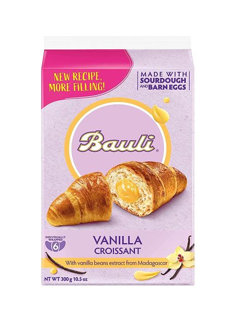 Amazon Bauli Croissant Crema Pasticcera 6 Pezzi 300 Gr