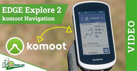 Video Komoot Navigation Auf Garmin EDGE Explore 2